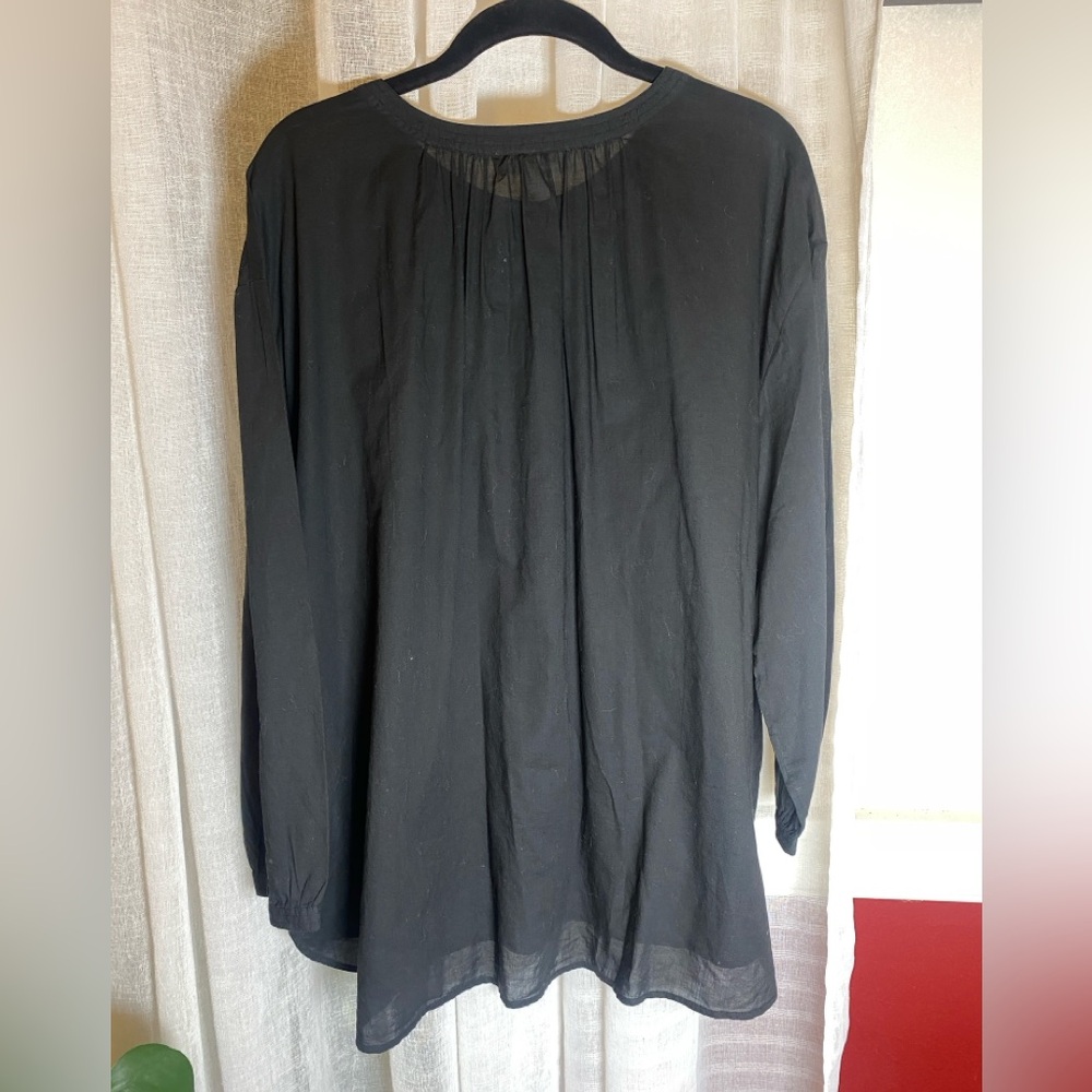 NWT Treasure & Bond Gauzy Cotton Blouse Size Large - Picture 4 of 10
